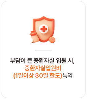 부담이 큰 중환자실 입원 시, 중환자실 입원비 (1일이상 30일 한도) 특약